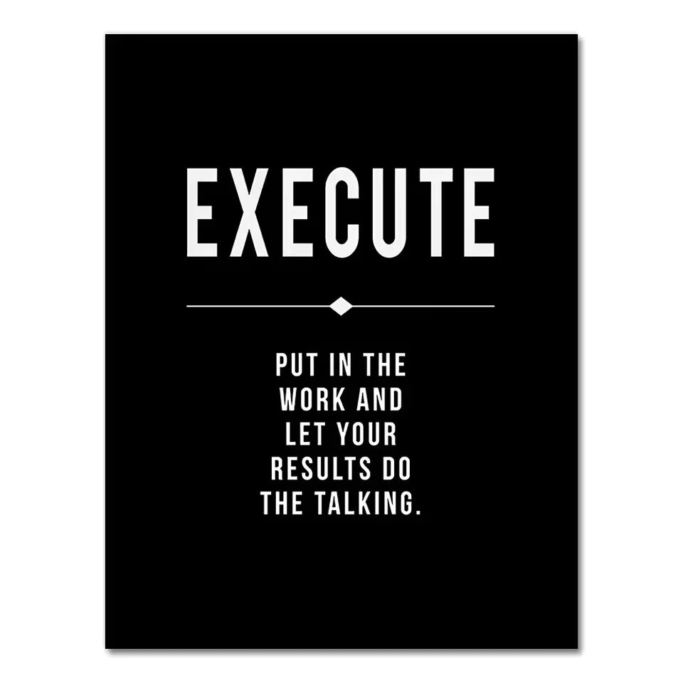 Success is earned