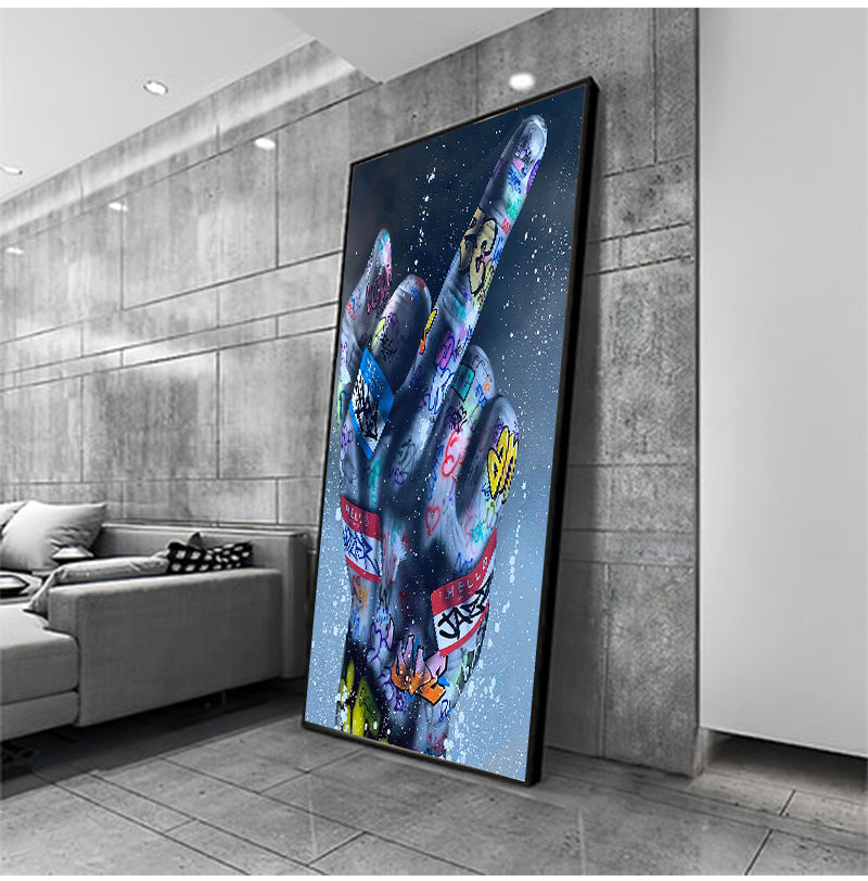 Middle Finger Poster