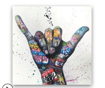 Modern Street Graffiti Hands