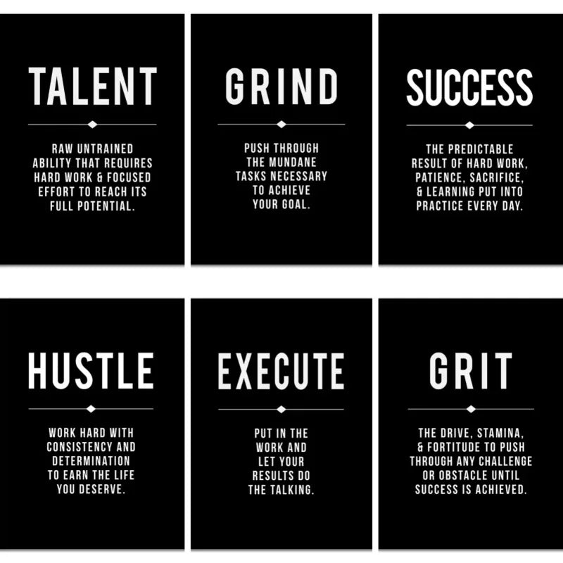 Success is earned